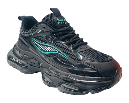 Chunky Sole Mesh Sports Lace Up Trainers