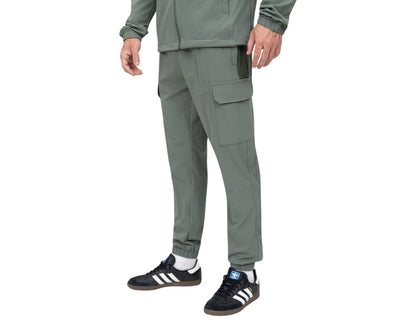Colour Block Cargo Pant Hooded Tech Tracksuit