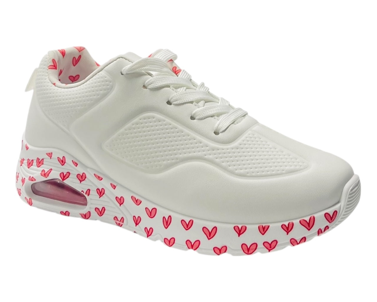 Air Cushioned Printed Lace Up Trainers