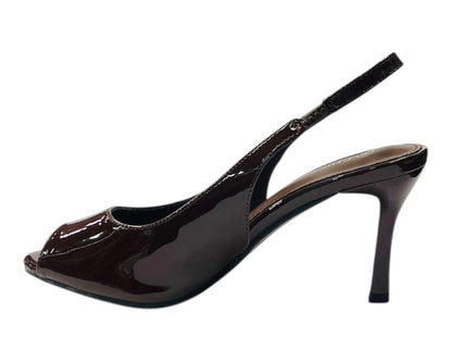 Slingback Peep Toe Stiletto Heels