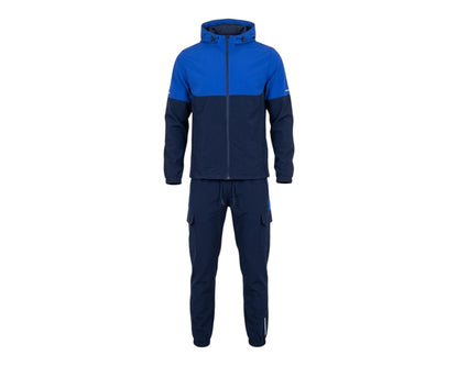 Colour Block Cargo Pant Hooded Tech Tracksuit
