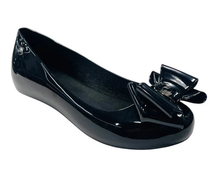 Casual Flat Bow Jelly Shoes