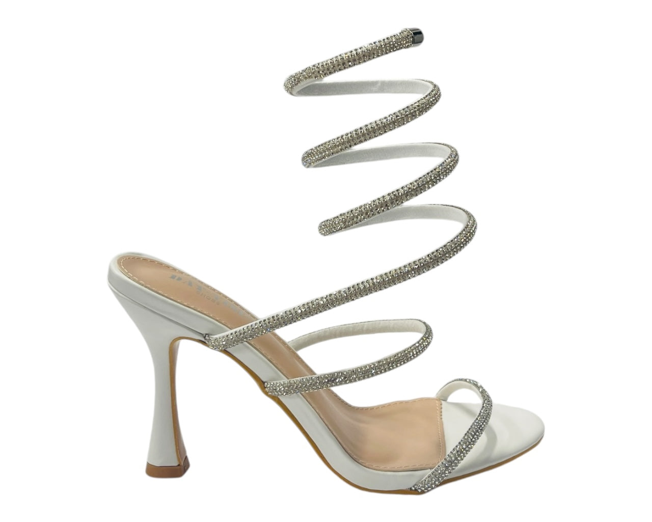Rhinestone Snake Anklet High Heel Shoes