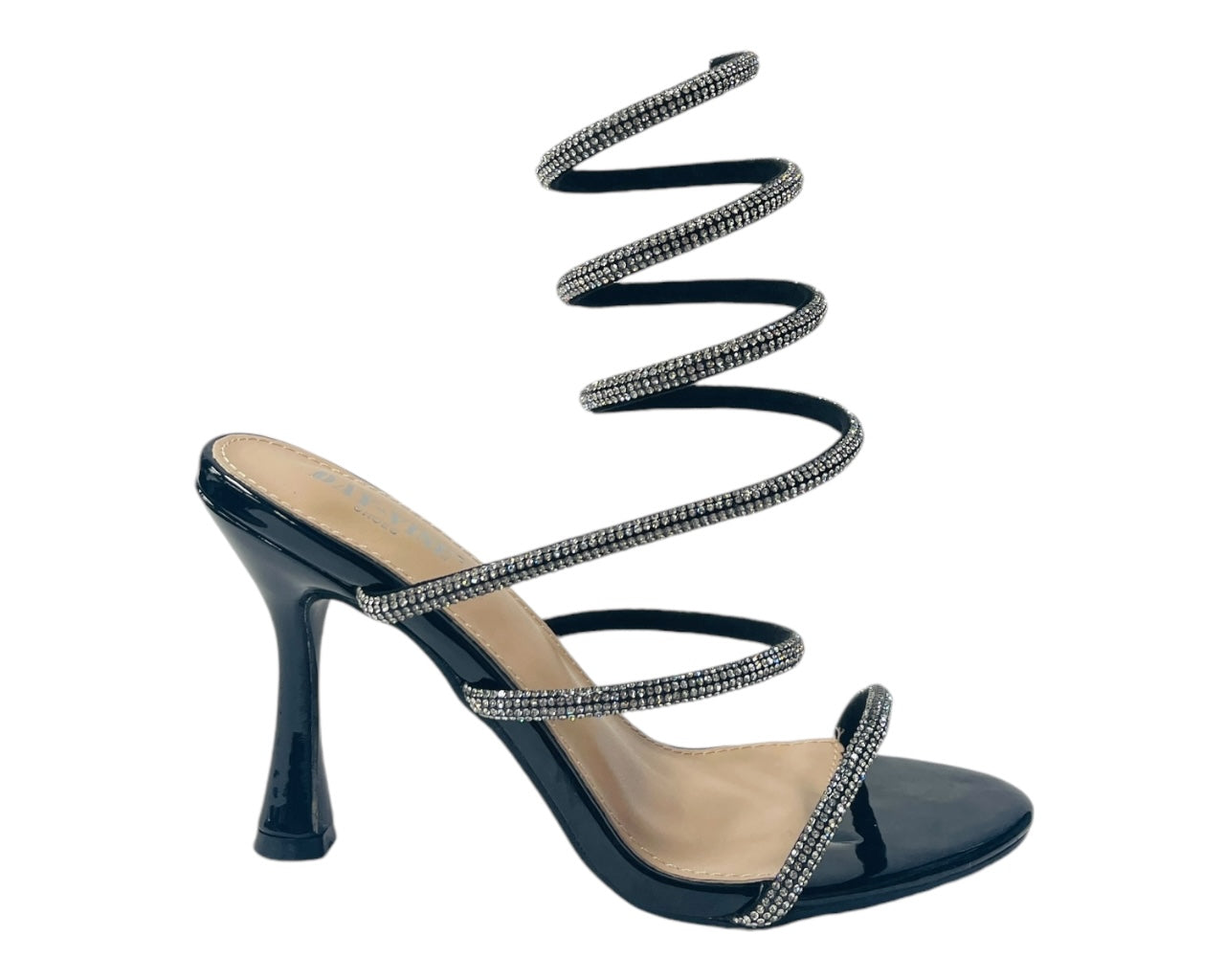 Rhinestone Snake Anklet High Heel Shoes