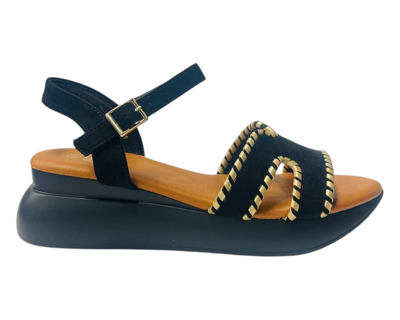 Lightweight Ankle Strap Padded Wedge Sandals