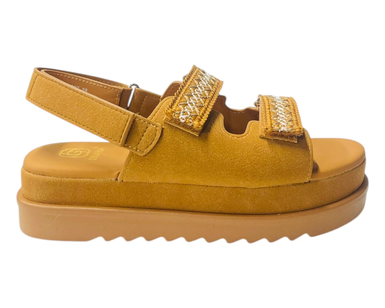 Double Strap Chunky Sole Sandals