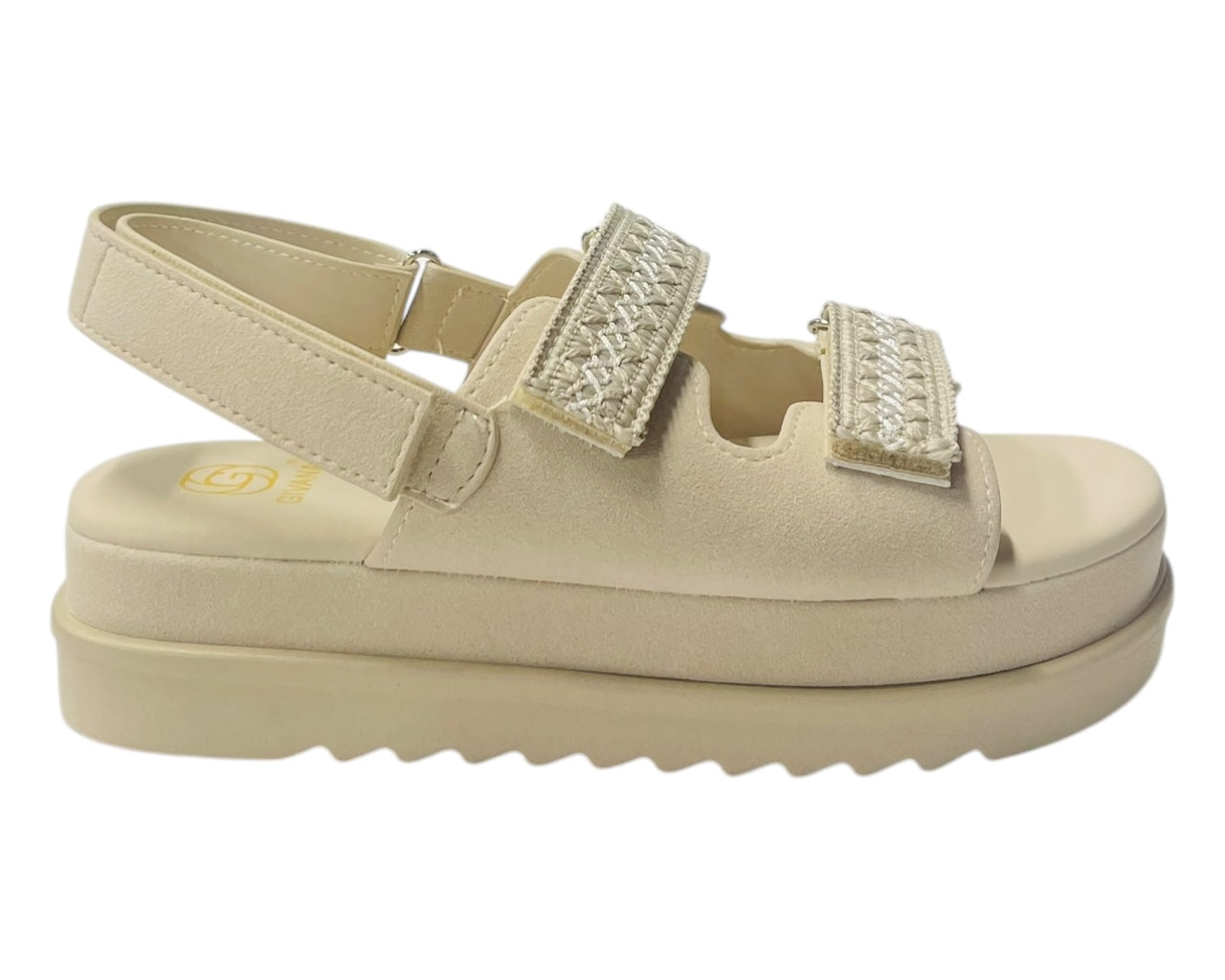 Double Strap Chunky Sole Sandals