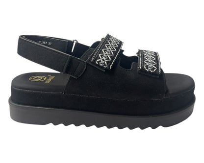 Double Strap Chunky Sole Sandals