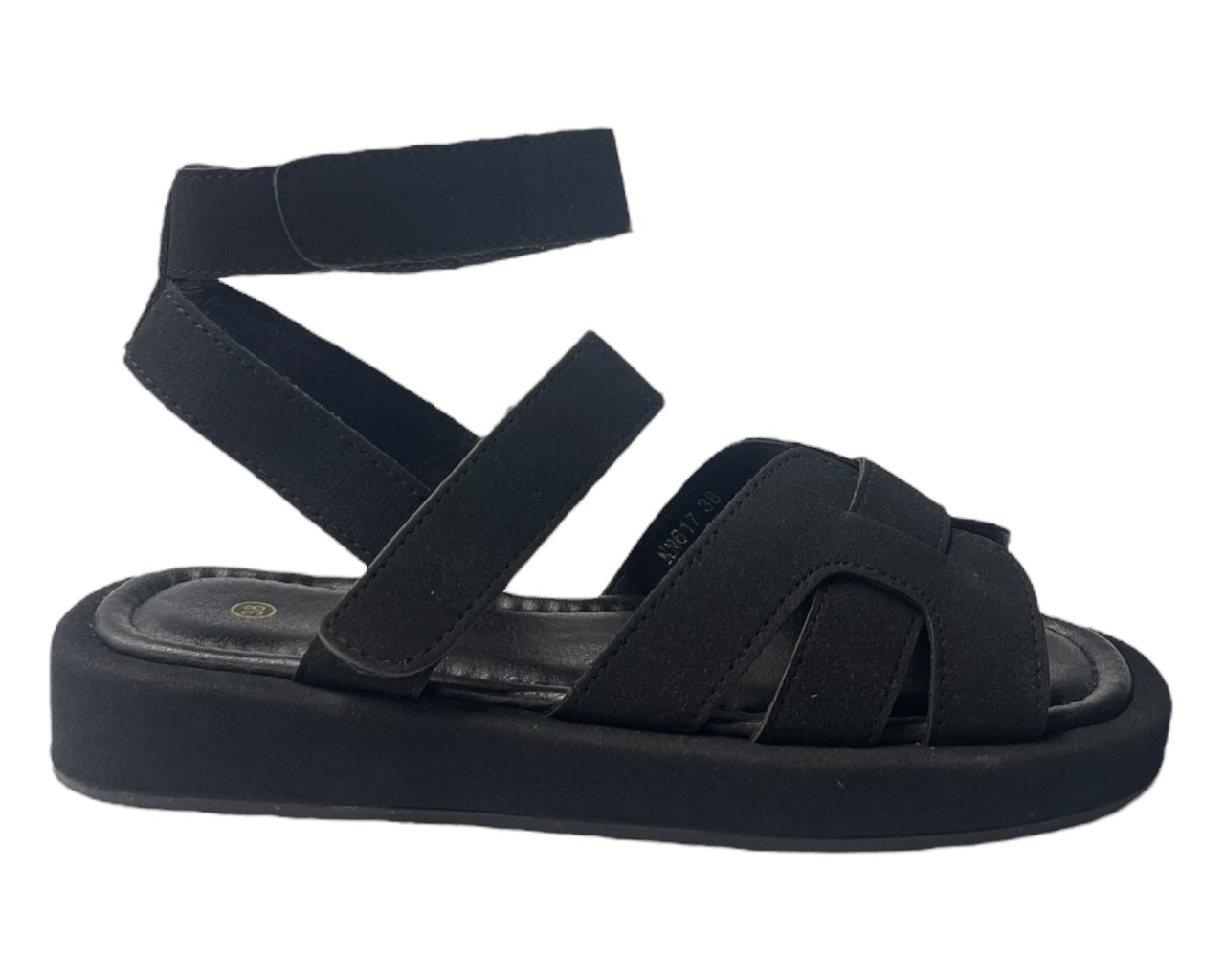 Flat Sole Padded Strappy Sandals
