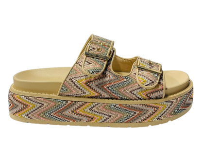 Platform Buckle Strap Sandals