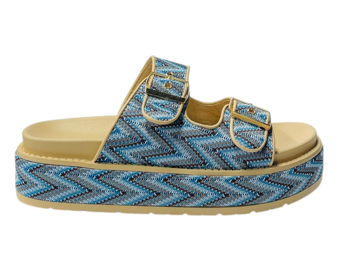 Platform Buckle Strap Sandals