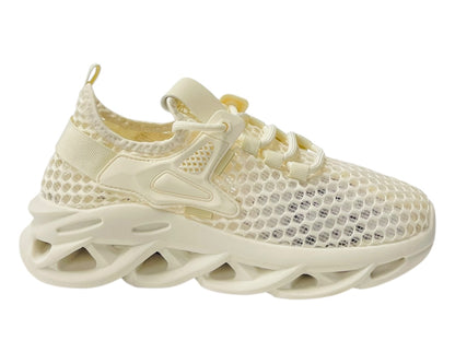 Mesh Lace Up Summer Trainers