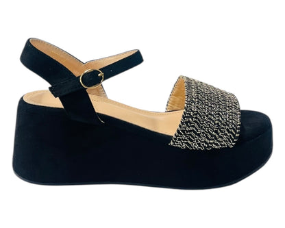 Ankle Strap Platform Wedge Padded Sandals