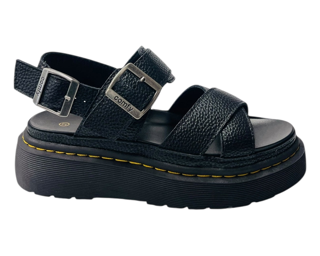 Ankle Strap Padded Chunky Sole Sandals