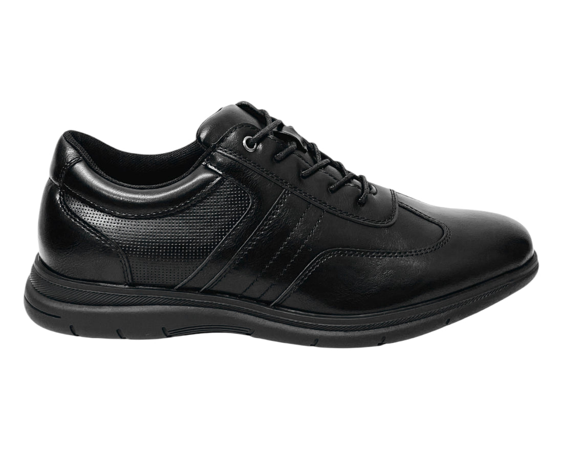 Casual Lace Up Faux Leather Shoes