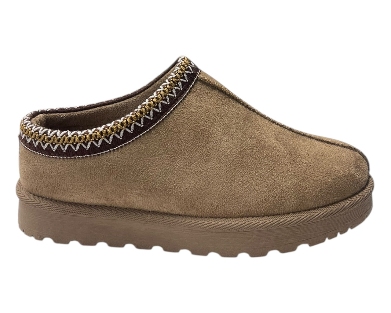 Faux Suede Aztec Flat Sole Shoes