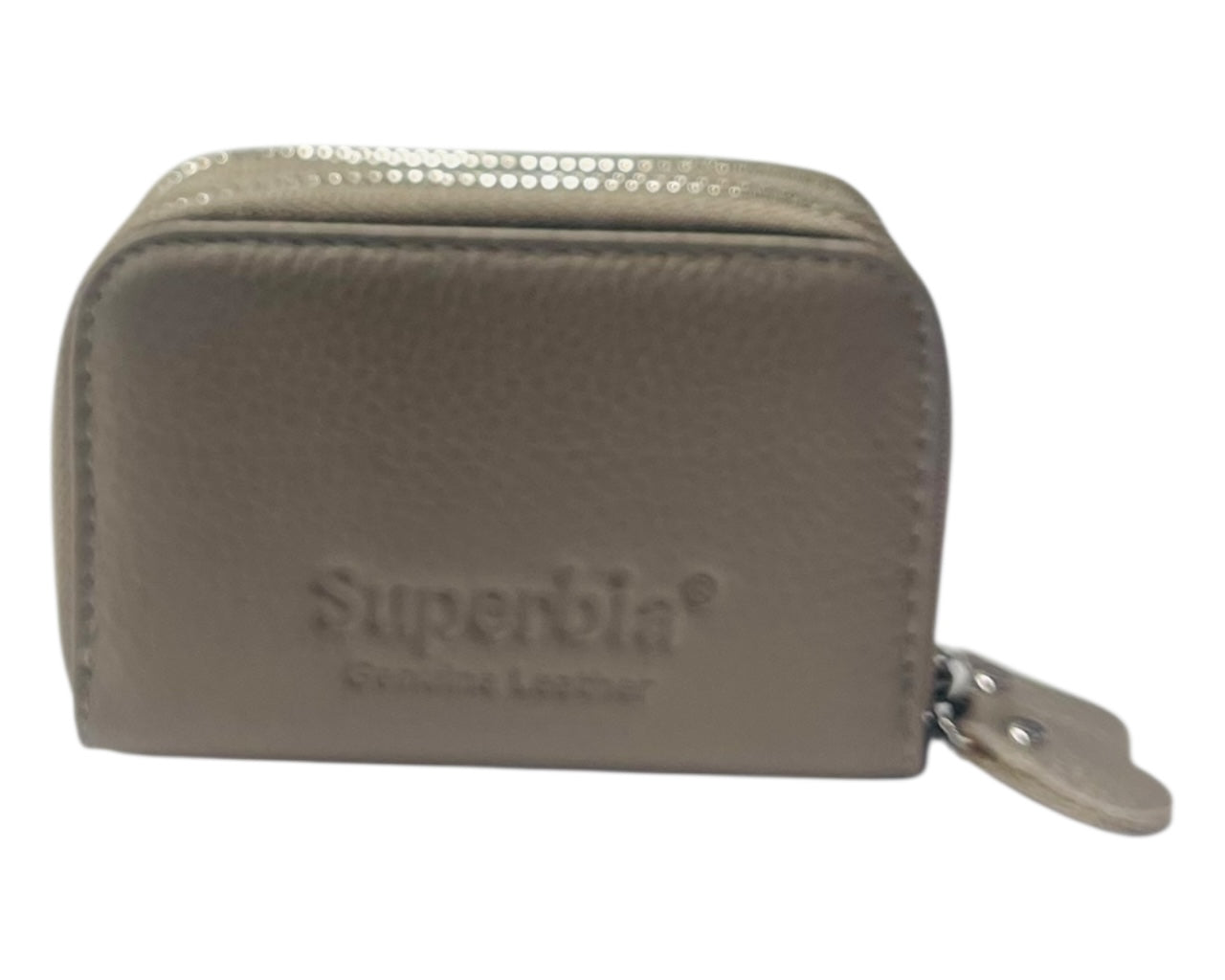 Superbia Genuine Leather RFID Blocking Zip Wallet