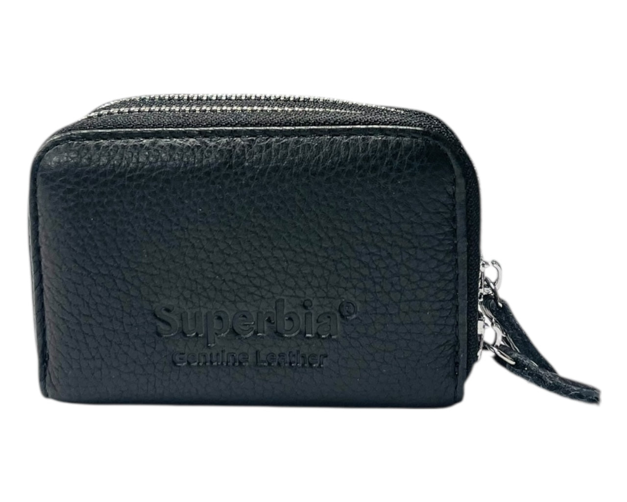 Superbia Genuine Leather RFID Blocking Zip Wallet