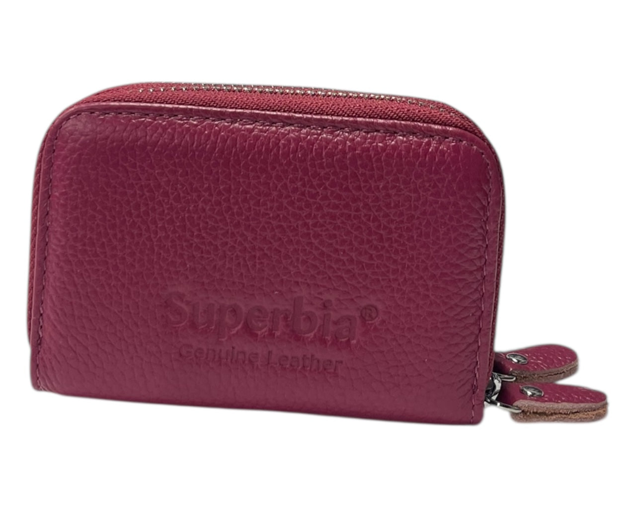 Superbia Genuine Leather RFID Blocking Zip Wallet