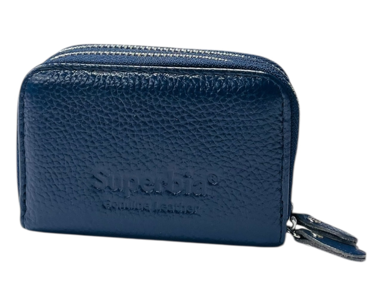 Superbia Genuine Leather RFID Blocking Zip Wallet