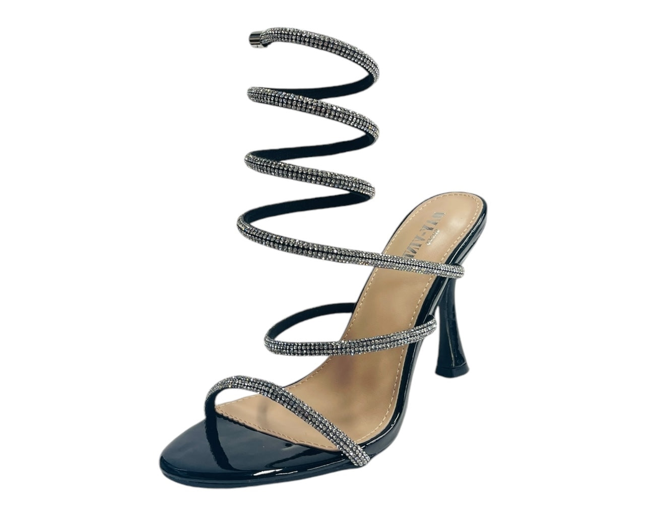 Rhinestone Snake Anklet High Heel Shoes