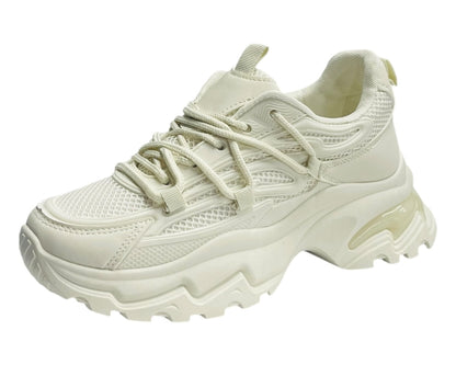 Chunky Sole Lace Up Sports Trainers