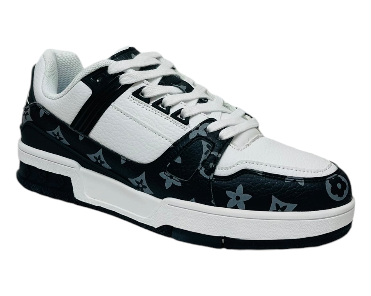 Casual Faux Leather Lace Up Trainers