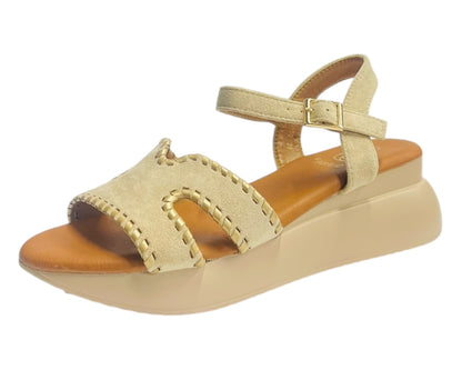 Lightweight Ankle Strap Padded Wedge Sandals