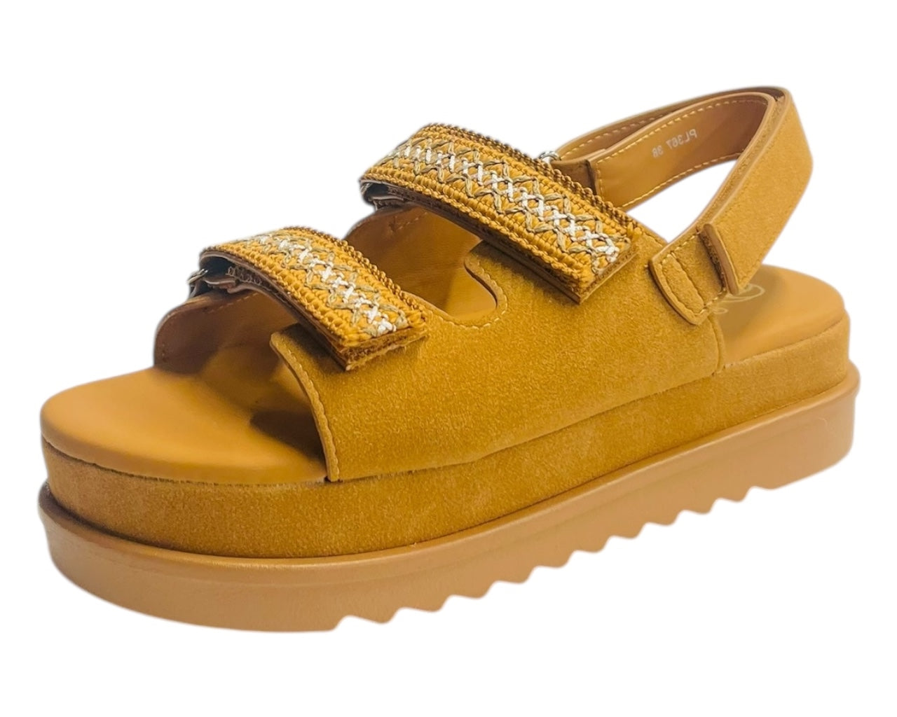 Double Strap Chunky Sole Sandals