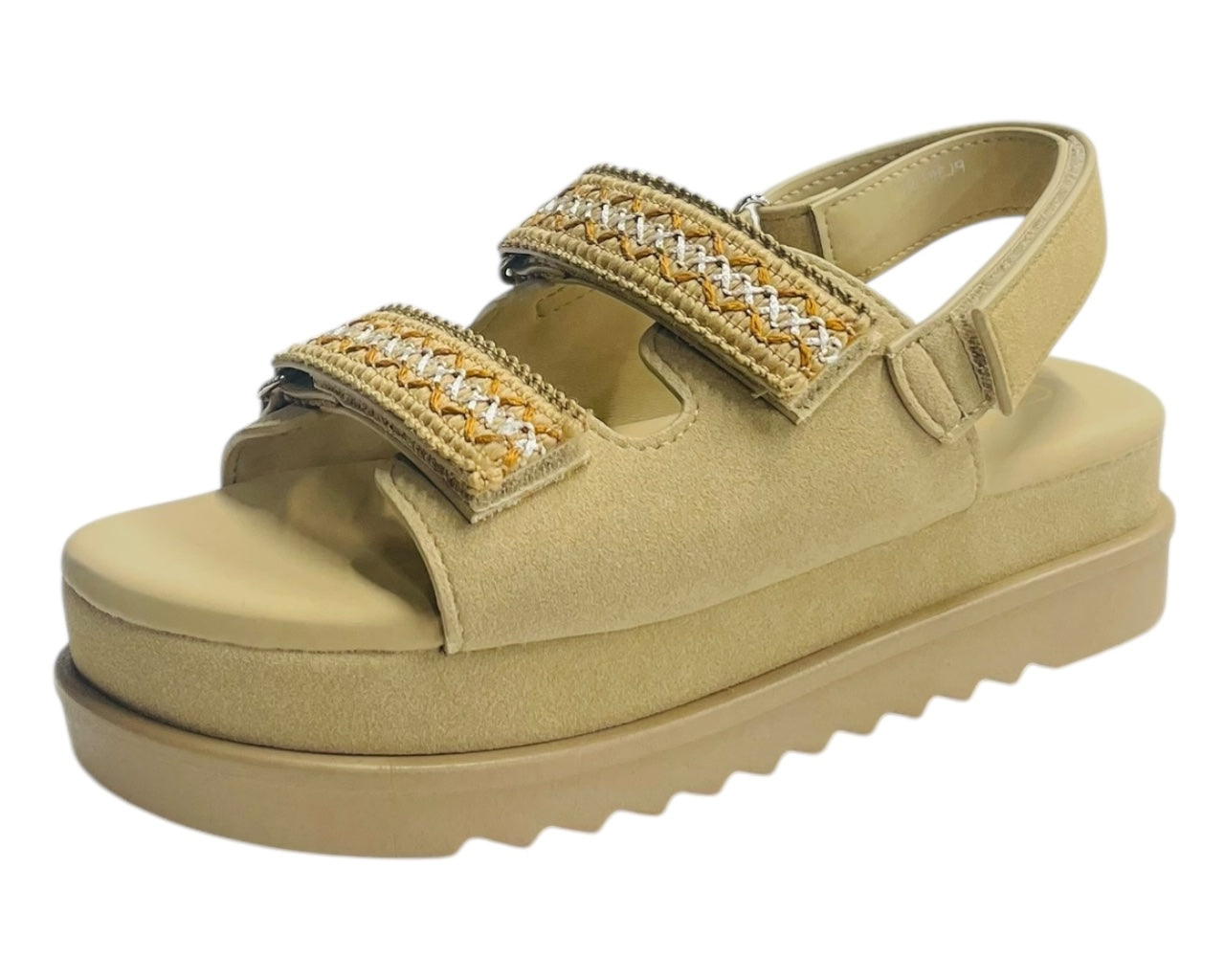 Double Strap Chunky Sole Sandals
