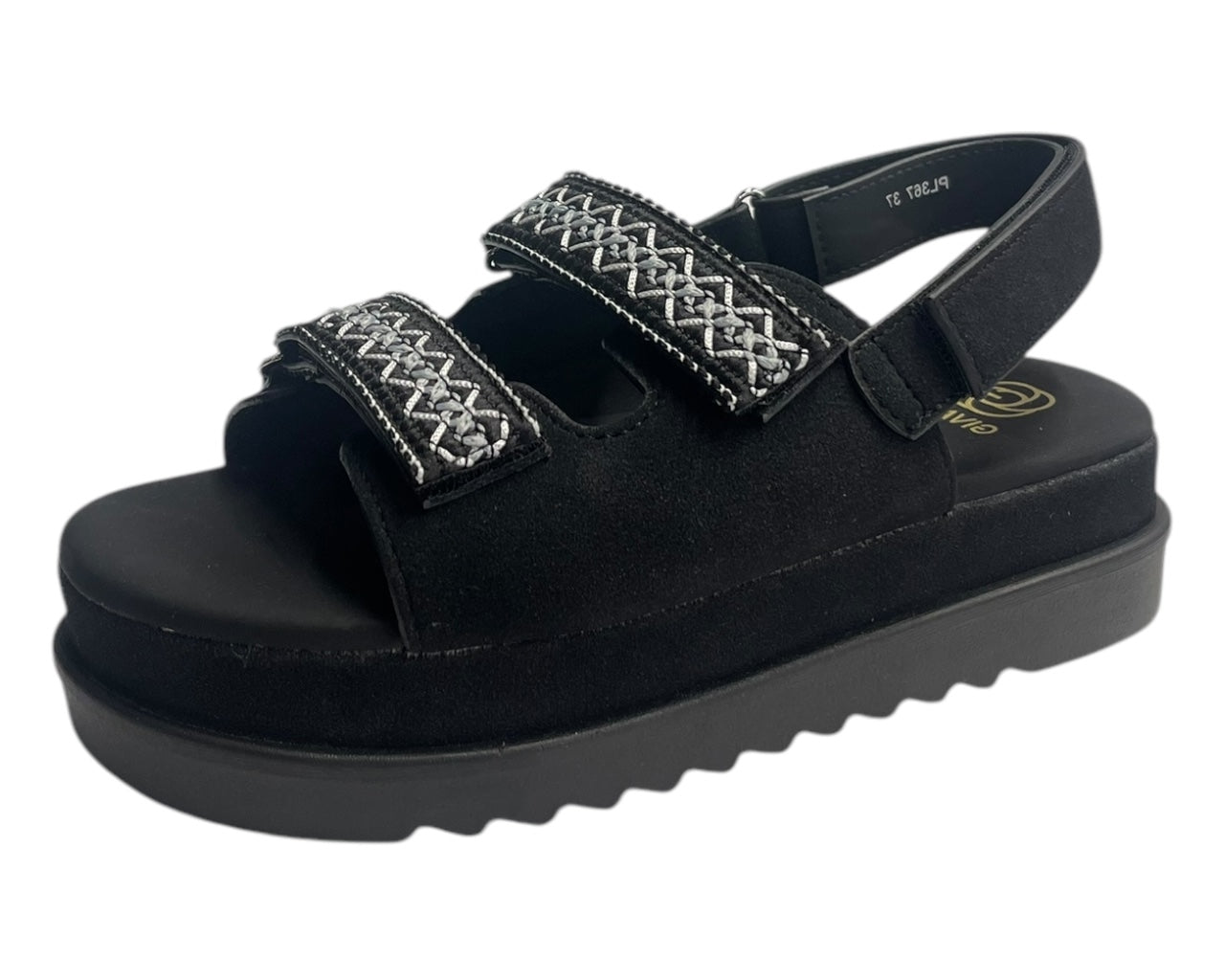 Double Strap Chunky Sole Sandals