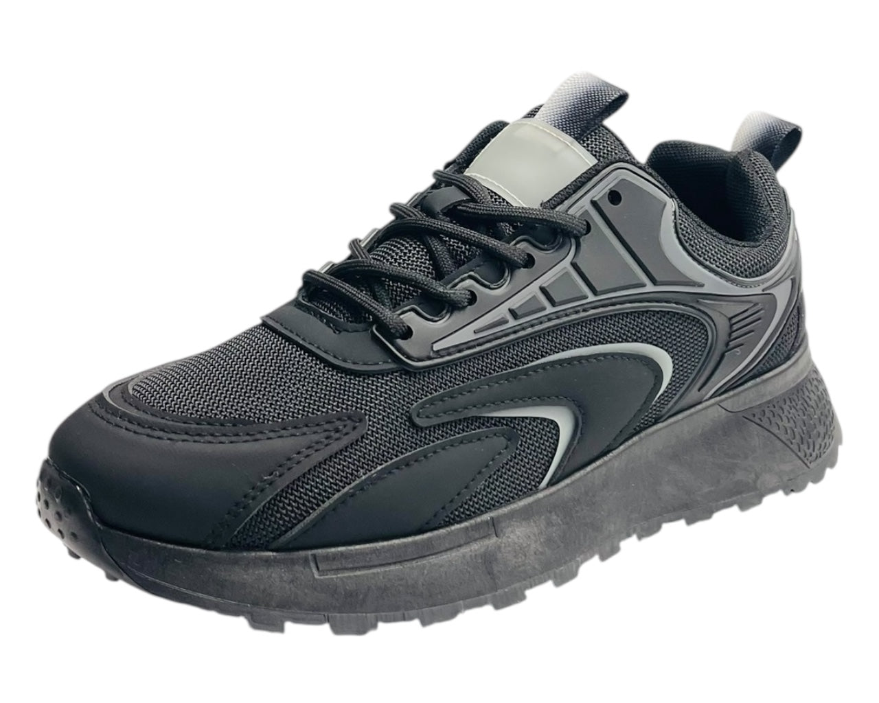 Chunky Sole Mesh Lace Up Trainers