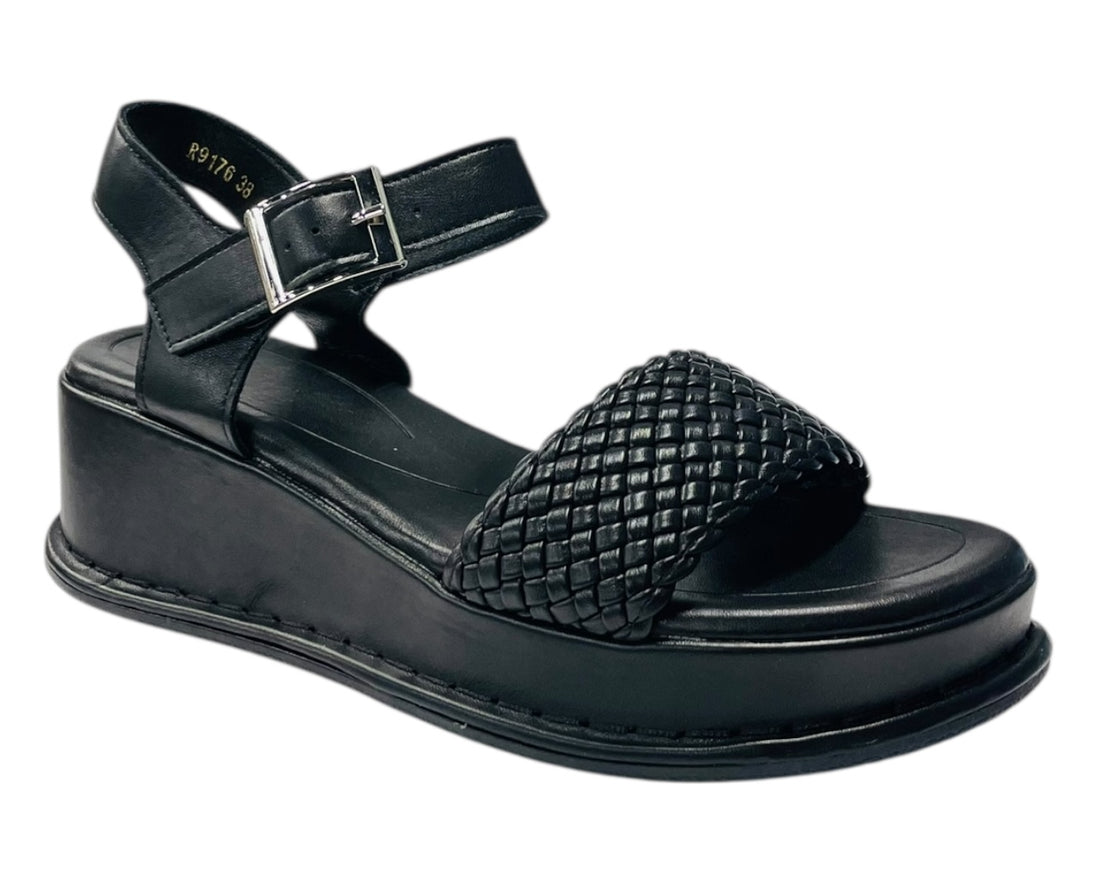 Ankle Strap Wedge Platform Sandals