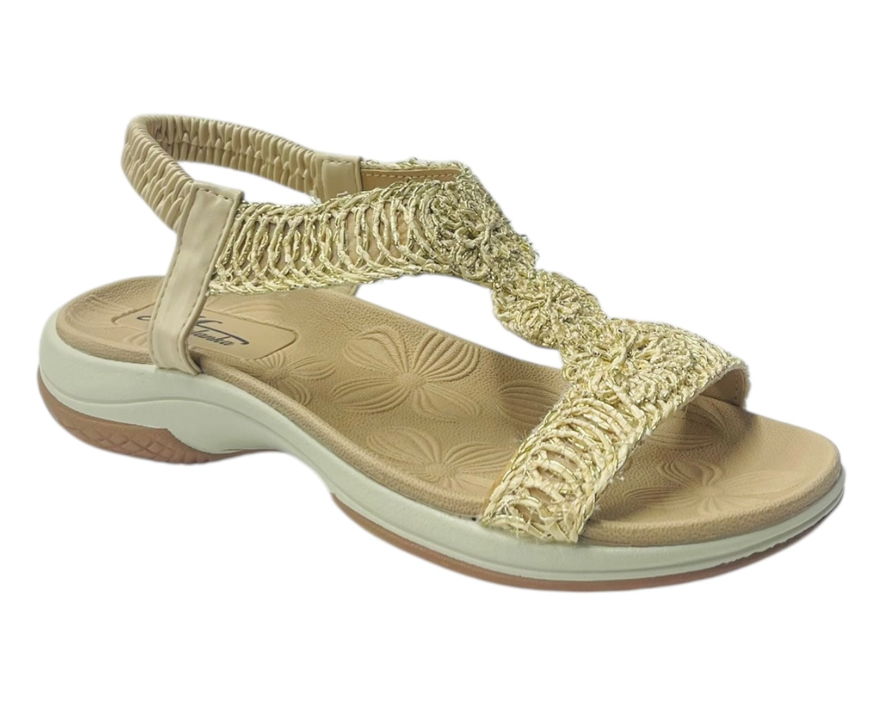 Elastic Ankle Strap Comfy Sandals