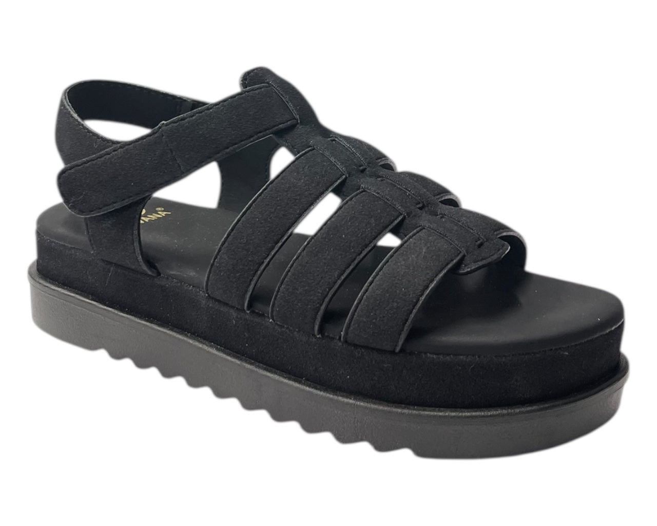 Platform Padded Strappy Sandals