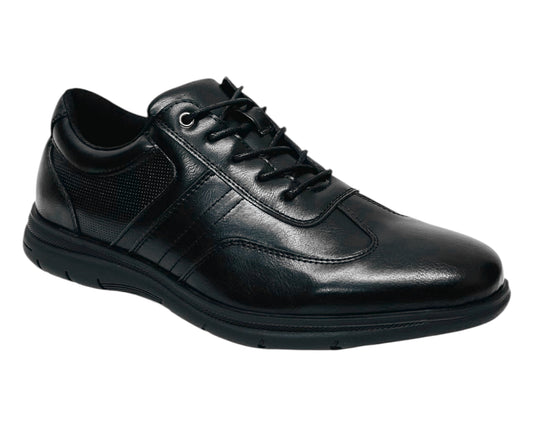 Casual Lace Up Faux Leather Shoes