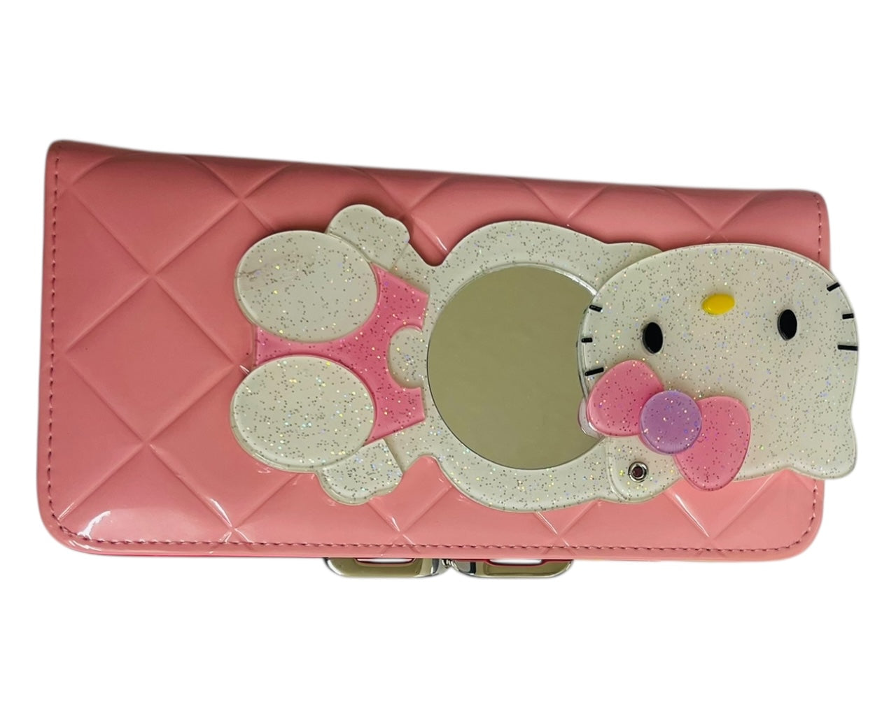 Hello Kitty Card Slots Coin Mirror Wallet