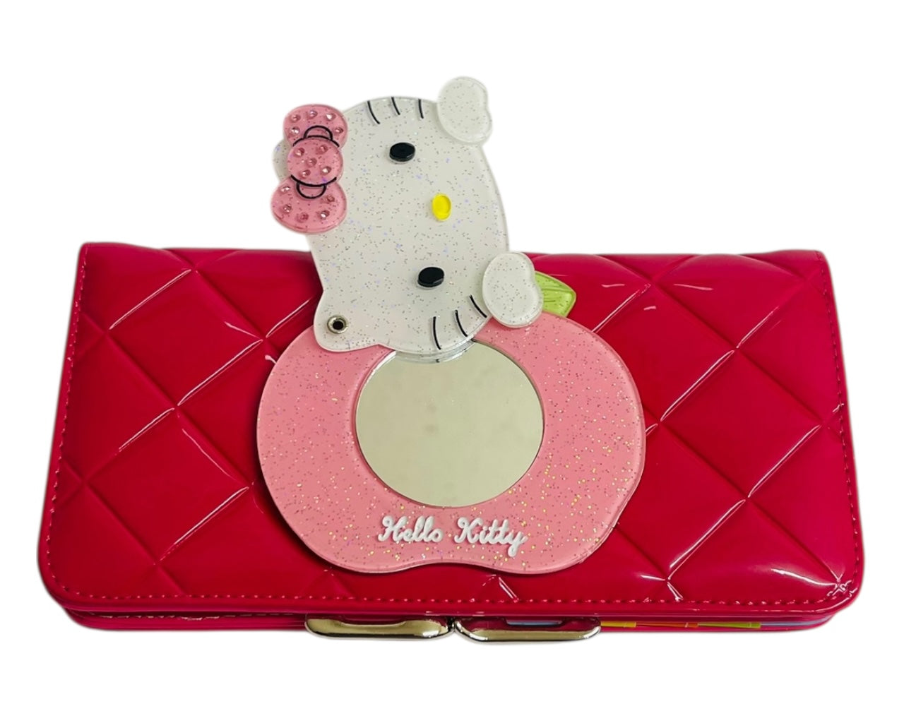 Hello Kitty Card Slots Coin Mirror Wallet