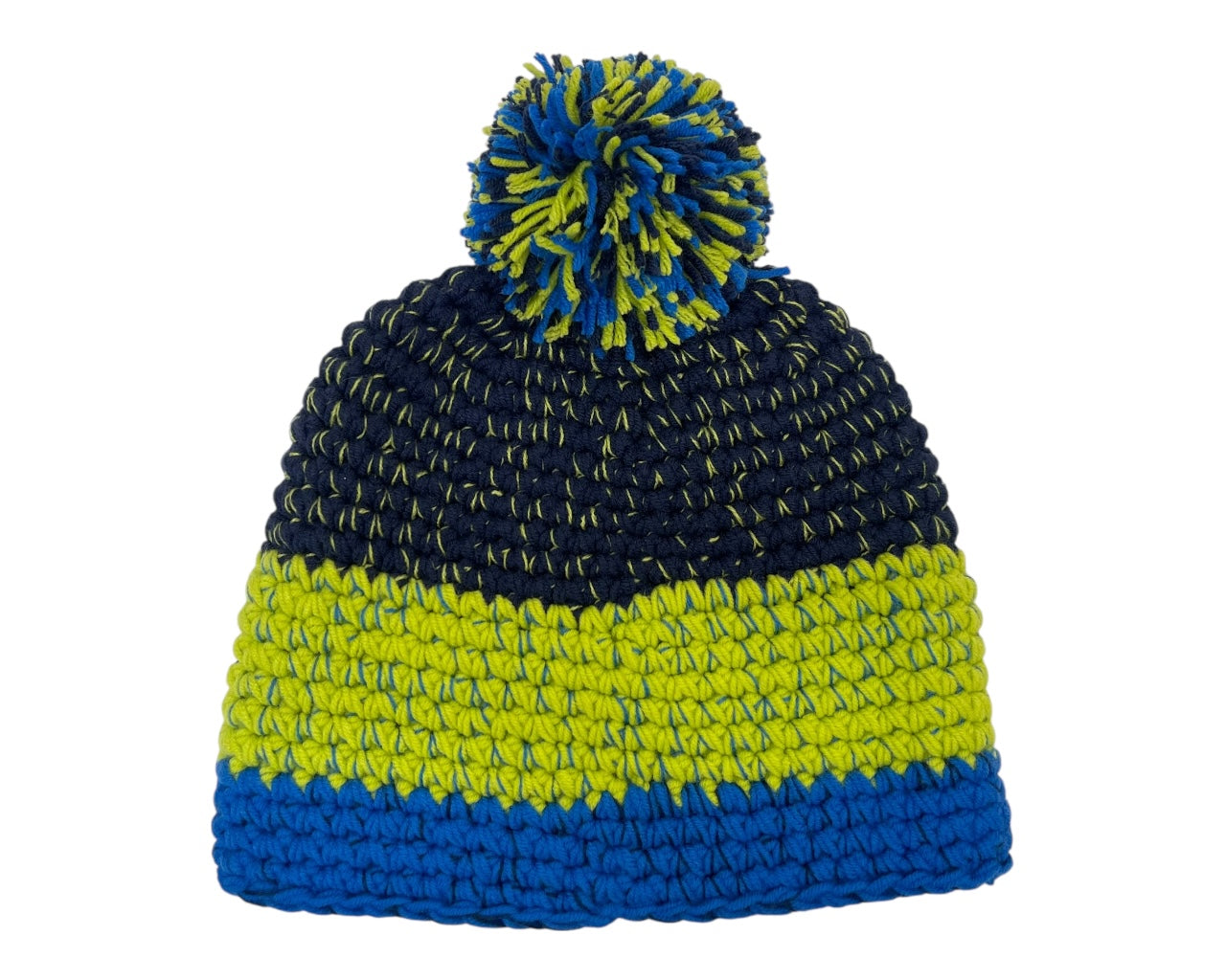 Unisex Hand Made Knitted Beanie Bobble Hat