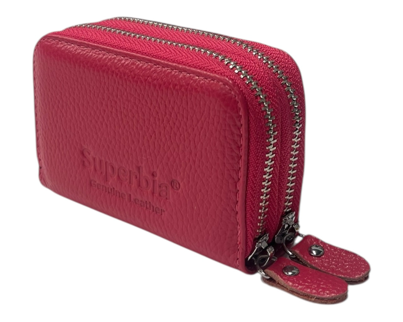 Superbia Genuine Leather RFID Blocking Zip Wallet