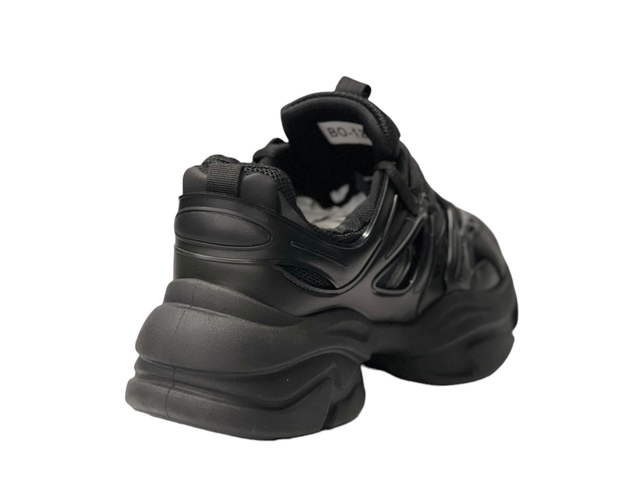 Chunky Sole Lace Up Mesh Trainers
