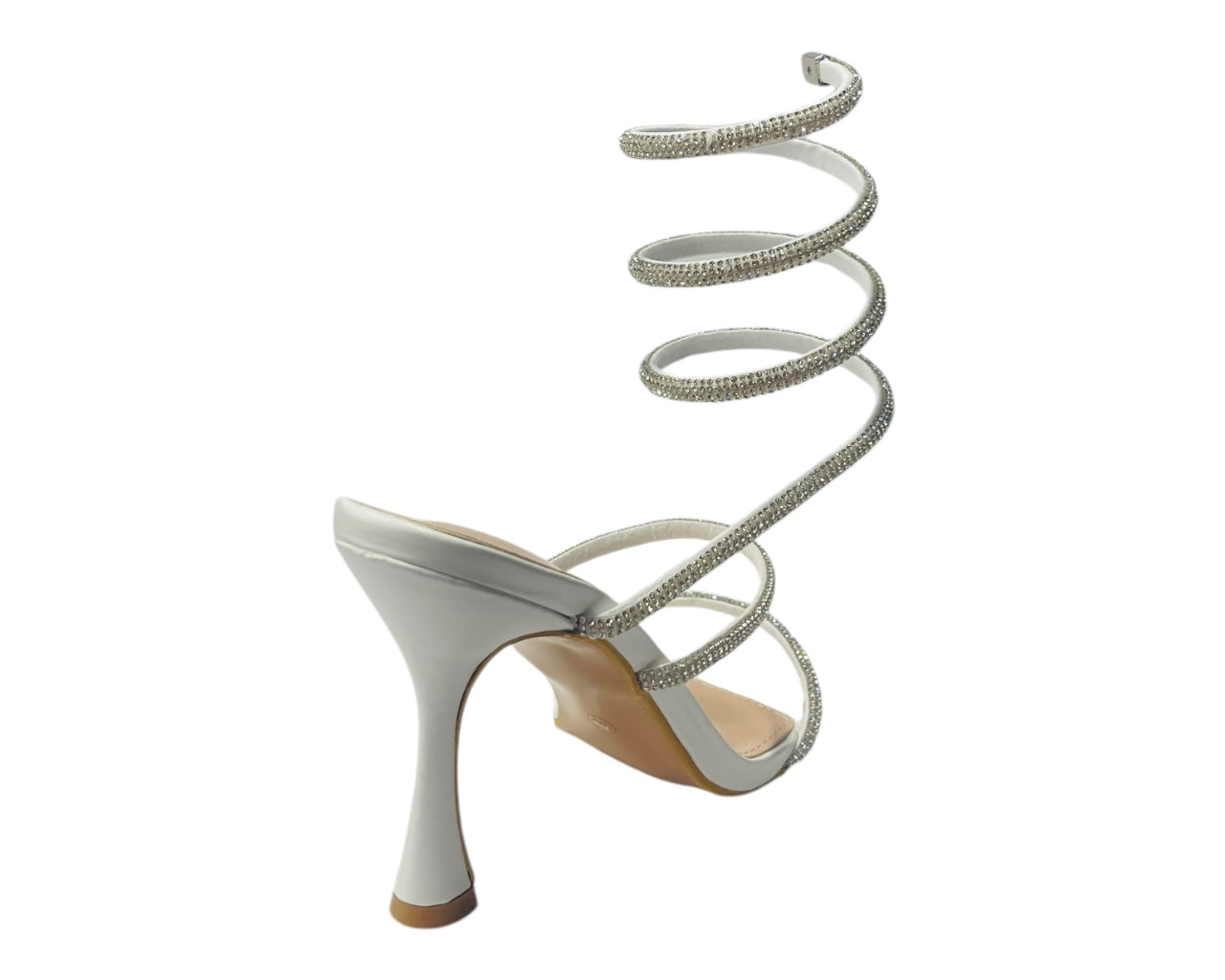 Rhinestone Snake Anklet High Heel Shoes