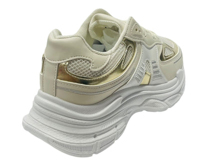 Chunky Sole Lace Up Trainers