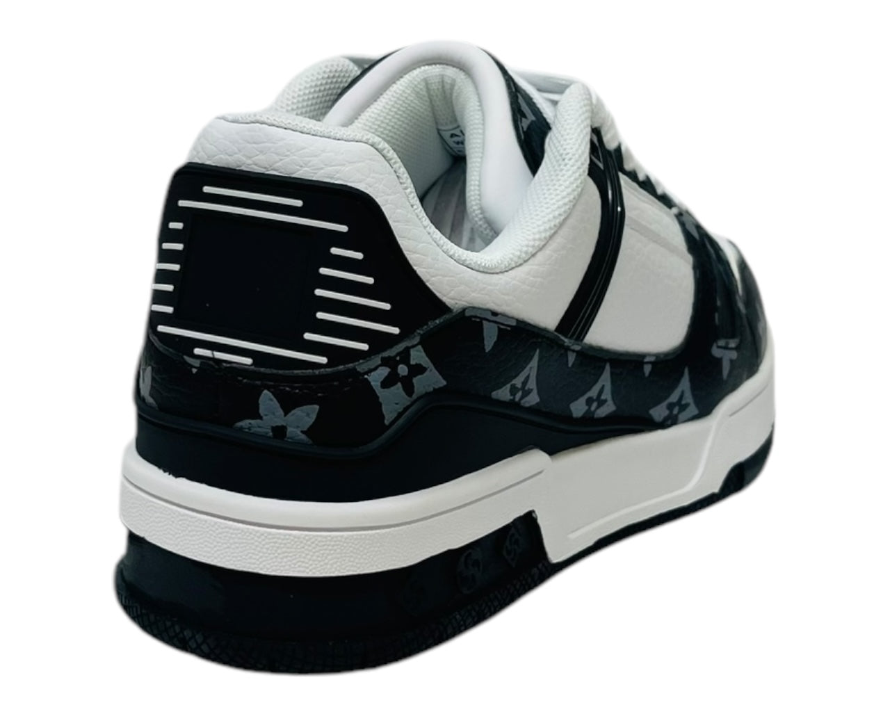 Casual Faux Leather Lace Up Trainers