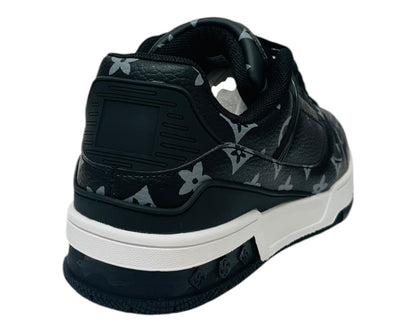 Casual Faux Leather Lace Up Trainers