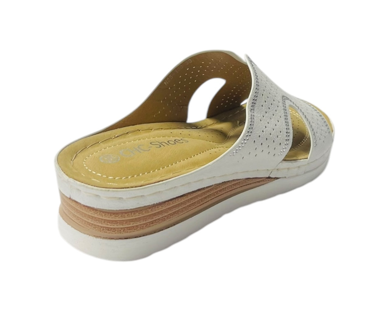 Cross Strap Lightweight Mules Wedge Slider