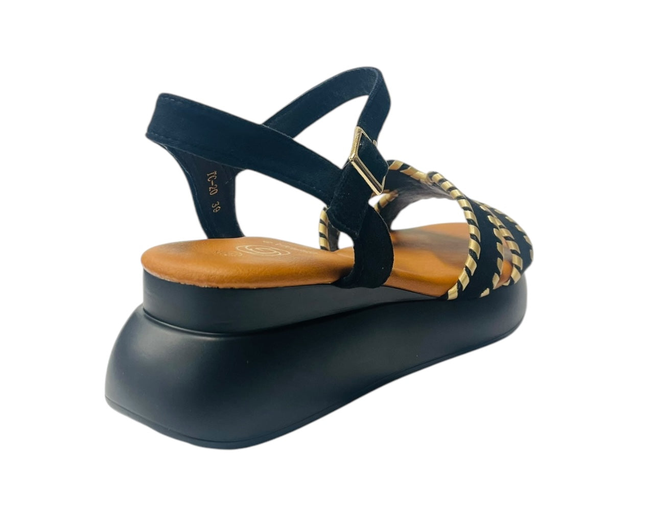 Lightweight Ankle Strap Padded Wedge Sandals