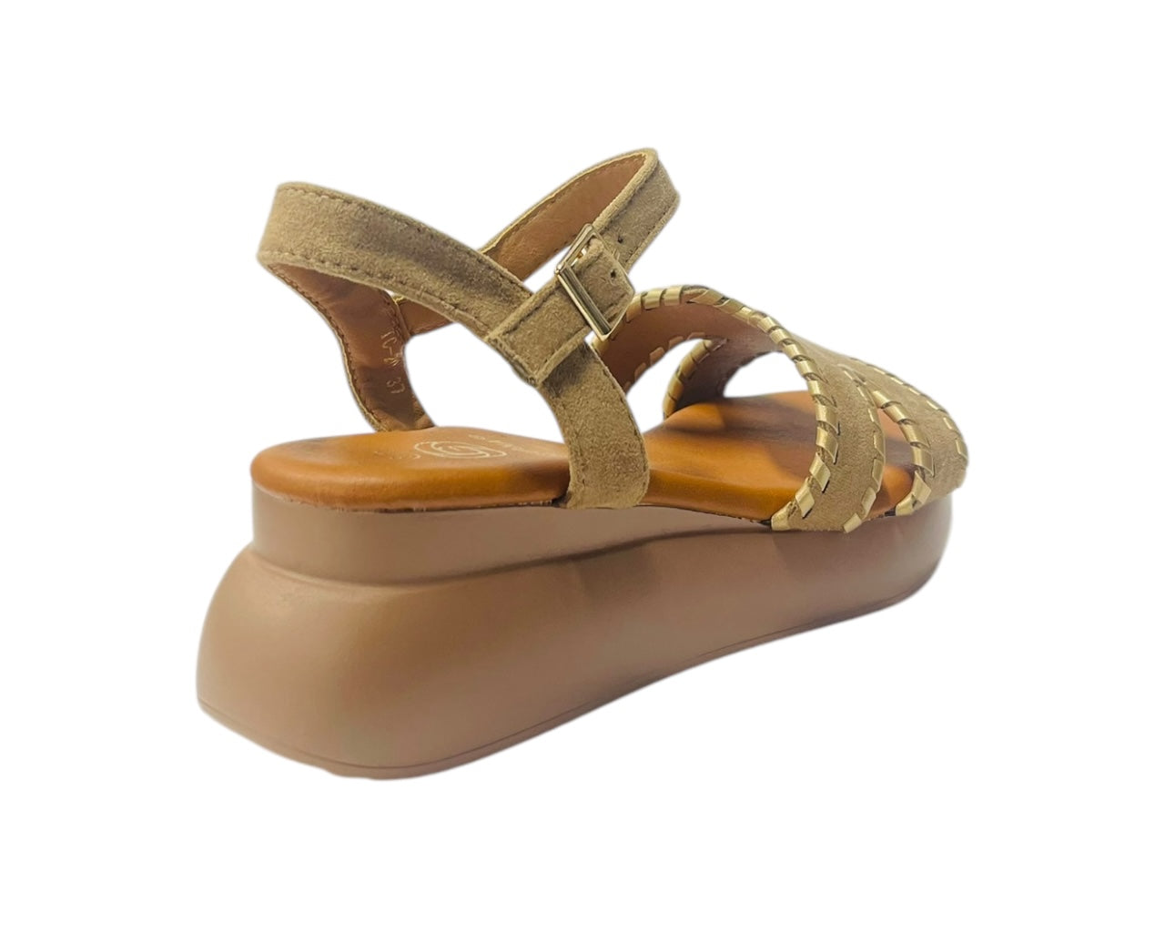 Lightweight Ankle Strap Padded Wedge Sandals