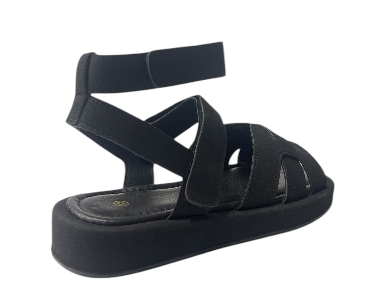 Flat Sole Padded Strappy Sandals