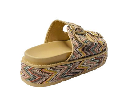 Platform Buckle Strap Sandals